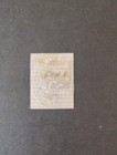 1915-53 Canada Embossed Check Stamp  fch1  Used W  Purple Cancel