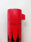Vintage Aladdins Vanguard Thermos Pint Bottle Red And Black Diamond Retro