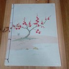 Antique 1930 Art Auction Catalog Kanda Myojin 395 Items Color Prints Damaged