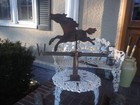 Antique vintage American Folk Art Iron Horse Weathervane Primitive Hand Made 31 
