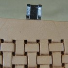 Leather Stamping Tool -  x517 Basket Weave Stamp