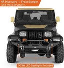 Wrangler Front Bumper For 1987-1995 Jeep Wrangler Yj  Offroad Steel Rock