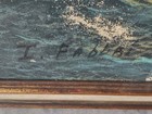 Antique Oil On Canvas Nautical Seascape Fishing Boats Old Impressionist