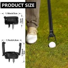 Foldable Golf Ball Pick Up Claw Sucker Put On Putter Grip 4 8 Pack Retriever
