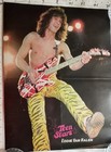 Cyndi Lauper Magazine Poster Gold Top Eddie Van Halen Vintage 1980s