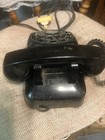 Vintage Bell System Western Electric Black Rotary Dial Desk Telephone