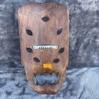 Vintage Hand Carved Wooden Tribal Dragon Polynesian Decor