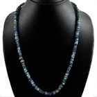 123 50 Cts Blue Flash Labradorite 20 Inches Long Unheated Beads Necklace  dg 
