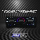 1999-2002 Silverado Sierra Climate Control  white Leds   read Description 