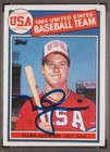 1985 Topps Mark Mcgwire Signed Rookie Baseball Card Psa dna Certified Auto 10