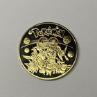 Pokemon Eeveelutions Premium High Quality Rare Collectible Metal Gold Coin Nm