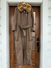 Imperial Japan Flying Suit Rex Rabbit Lining Ww2  Fox Collar Militaria Antique