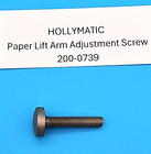 Hollymatic Paper Lift Arm Adj Screw  200-0739  Series 200 Gourmet Patty Machine