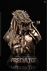Predator Bust Statue 1 4 Scale Bronze Version Painted Model Decor New In Stock