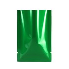 Flat Glossy Green Foil Open Top Mylar Bags Sample Pouches Variety Qty   Sizes