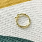Kendra Scott White Crystal Juliette Band Ring Gold  7