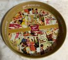 Miller High Life Beer 13  Serving Tray Metal Tin Barwear 1950-60 s Vintage