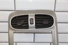 05-08 C6 Corvette Silver Radio Bezel W center Dash Vents   Switches