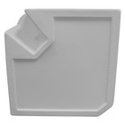  Pontoon Corner Radius Corner Section Seat Base White