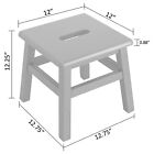 Ehemco Solid Hardwood Step Stool footstool  12 25 Inches  collectible 