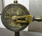 6  Antique Brass Ship Engine Room Telegraph Marine Working Ring Bell Gift Item