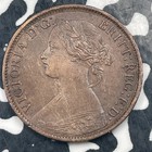 1860 Great Britain Victoria Farthing Lot n3664 Nice 