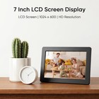 Digital Picture Frame 1024x600 Hd Ips Display With Remote Control  Usb