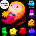 Bath Toys For Toddlers Baby 8 Pack Light Up Toys - Bathtub Toy Flashing Colourfu