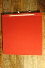 Red Linen Photo Album Scrapbook Ribbon Wedding Guest Book Signin Ribbon Keepsake