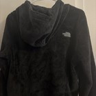 The North Face Women s Black Fleece Jacket Full Zip Mid-length Logo Size S