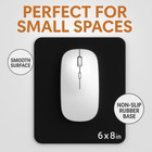 Small Mouse Pad 6x8 Inch Non-slip Rubber Base Smooth Surface Mini Mat For Laptop