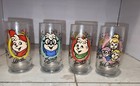 Set Of 4 Euc Vintage 1985 Alvin And The Chipmunks   Chipettes Drinking Glasses
