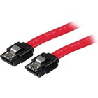 Startech 8in Latching Sata Cable - Male Sata - Male Sata - 8 - Red  lsata8  