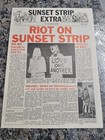 Original 1967 Riot On Sunset Strip Cult Exploitation Movie Pressbook   Insert 