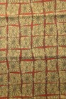 F-566 Antique Tsumugi Silk  Kimono Fabric - Flowers- 14  X 63 