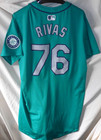 2024 Seattle Mariners Rookie Game Used Jersey Mlb Coa Tealteam Barcode