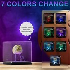 Ring Display Case With Led Light  Uv-protected Clear