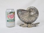 Antique Silver Plated Nautilus Seashell Spoon Warmer