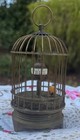 Vintage Automaton Bird In Birdcage Clock German Clockwork Antique Working German