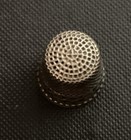Sterling Silver Thimble Vintage Sewing Thimble Size 9 Anchor Stamped Hallmark