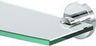 Gatco 4666 Reveal Curved Glass Shelf  Chrome