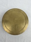 Large Brass Ships Clock 7    Quartz Vtg