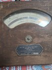 Vintage Weston A c  Ammeter In Wood Case Model 155 Antique Steampunk Af Tesla