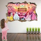 Princess Personalised Name Wall Art Sticker Mural Decal Custom Name Gs11