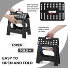 Safe Portable Folding Step Stool Compact Strong Space Saving Kitchen Bathroom Us