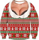 Funny Mens Christmas Ugly Sweatshirt Personalized 3d Print Tops