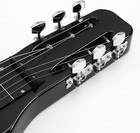 Lap Steel Guitar 6 String Slotted Head Stock Electric Slide Guitars Black Color