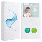 Quilted Baby Crib Mattress Protector Soft Toddler Breathable Waterproof 2 Pack