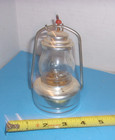 Vintage Mini Lantern Hilco Batt Operated Chrome Glass Shade Lighthouse Style