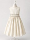 American Princess Ivory Pearls   Beaded Waist Dress
